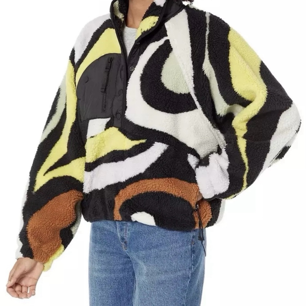 Free People Movement Rocky Ridge Pullover Fleece Jacket Size XS